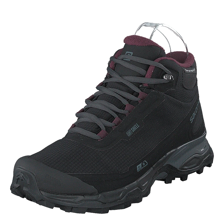 Shelter Spikes Cs Wp W Black/ebony/wine Tasting(Salomon Shelter Spikes Cs Wp W Black Ebony Wine Tasting) 2 Shelter Spikes Cs Wp W Black/ebony/wine Tasting(Salomon Shelter Spikes Cs Wp W Black Ebony Wine Tasting) - Bild 2