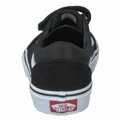 Yt Ward V (suede/canvas)black/white(Vans Yt Ward V Suede Canvas Black White) -Heppo Butik 60547 10 5909d5e7 cf1f 4a0a 98bf 8c3bcce26fbf