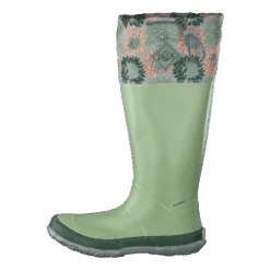 Forager Tall Green/flower(Muckboot Forager Tall Green Flower)