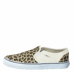 Wm Asher (leopard) Antique White/white(Vans Wm Asher Leopard Antique White White)