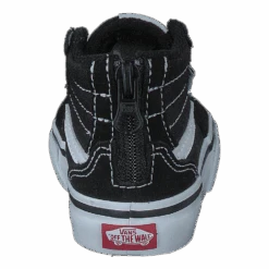 Td Filmore Hi Zip (suede/canvas) Black/white(Vans Td Filmore Hi Zip Suede Canvas Black White) -Heppo Butik 60617 36