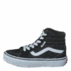 Yt Filmore Hi (suede/canvas) Black/white(Vans Yt Filmore Hi Suede Canvas Black White)