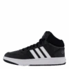 Hoops Mid Shoes Core Black / Cloud White / Grey Six(Adidas Sport Performance Hoops Mid 3 0 K Cblack Ftwwht Gresix)