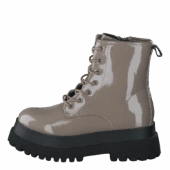 Biagas Laced Up Platform BootTaupe(Bianco Biagas Laced Up Platform Boot Taupe)