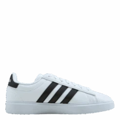 Grand Court Cloudfoam Comfort Shoes Cloud White / Core Black / Cloud White(Adidas Grand Court 2 0 Ftwwht Cblack Ftwwht) -Heppo Butik 60754 39 003