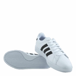 Grand Court Cloudfoam Comfort Shoes Cloud White / Core Black / Cloud White(Adidas Grand Court 2 0 Ftwwht Cblack Ftwwht) -Heppo Butik 60754 39 007