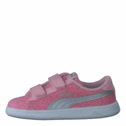 Puma Smash V2 Glitz Glam V Inf Almond Blossom-puma Silver(Puma Puma Smash V2 Glitz Glam V Inf Almond Blossom Puma Silver)
