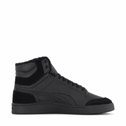 Puma Shuffle Mid Fur Puma Black-puma Black-steel Gr(Puma Puma Shuffle Mid Fur Puma Black Puma Black Steel Gr) -Heppo Butik 60774 44 003