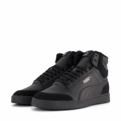 Puma Shuffle Mid Fur Puma Black-puma Black-steel Gr(Puma Puma Shuffle Mid Fur Puma Black Puma Black Steel Gr) -Heppo Butik 60774 44 005