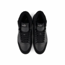 Puma Shuffle Mid Fur Puma Black-puma Black-steel Gr(Puma Puma Shuffle Mid Fur Puma Black Puma Black Steel Gr) -Heppo Butik 60774 44 006