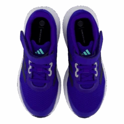 RunFalcon 3.0 Elastic Lace Top Strap Shoes Lucid Blue / Legend Ink / Cloud White(Adidas Sport Performance Runfalcon 3 0 El K Lucblu Legink Ftwwht) -Heppo Butik 60909 63 006