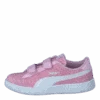 Puma Smash V2 Glitz Glam V Ps Pearl Pink-puma White(Puma Puma Smash V2 Glitz Glam V Ps Pearl Pink Puma White)