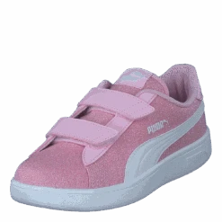 Puma Smash V2 Glitz Glam V Ps Pearl Pink-puma White(Puma Puma Smash V2 Glitz Glam V Ps Pearl Pink Puma White) -Heppo Butik 60953 74 e78eea2e 3b54 4a82 8f05 3a3ee45a30b8