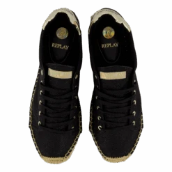 Winn Espadrille Black(Replay Winn Espadrille Black) -Heppo Butik 61123 27 006