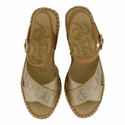 Susan Cross Espadrille Platin(Replay Susan Cross Espadrille Platin) -Heppo Butik 61123 35 006