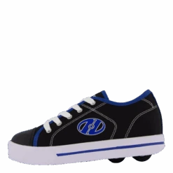 Classic X2 Black/white/blue(Heelys Classic X2 Black White Blue)