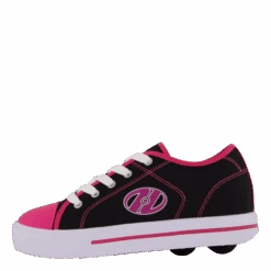 Classic X2 Black/white/hot Pink(Heelys Classic X2 Black White Hot Pink)