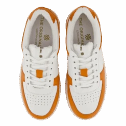 The Ella 2.0 White/orange Tumbled Leather(The Original 1936 Copenhagen The Ella 2 0 White Orange Tumbled Leather) -Heppo Butik 61170 71 006
