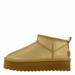 Lowboot Plateau Metallic Tan(Colors Of California Lowboot Plateau Metallic Tan)