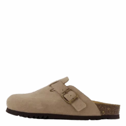 Sl Fae Suede Dark Beige(Scholl Iconic Sl Fae Suede Dark Beige)