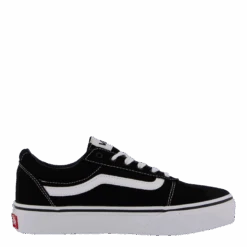 My Ward Platform (canvas) Black/white(Vans My Ward Platform Canvas Black White) -Heppo Butik 61183 18 003