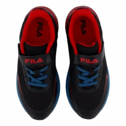 Crusher V Kids Black-adriatic Blue(Fila Crusher V Kids Black Adriatic Blue) -Heppo Butik 61185 17 006