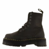 Dr. Martens Jadon Charcoal Grey Burnished Waxy P(Dr Martens Jadon Charcoal Grey Burnished Waxy P)