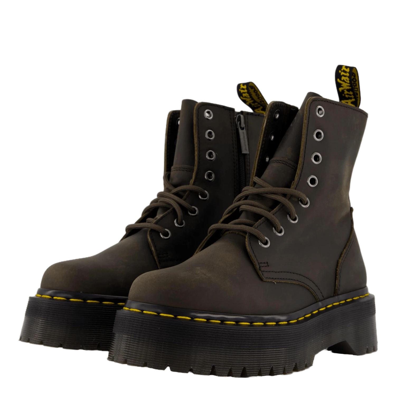 Dr. Martens Jadon Charcoal Grey Burnished Waxy P(Dr Martens Jadon Charcoal Grey Burnished Waxy P) 2 Dr. Martens Jadon Charcoal Grey Burnished Waxy P(Dr Martens Jadon Charcoal Grey Burnished Waxy P) - Bild 2