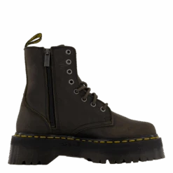 Dr. Martens Jadon Charcoal Grey Burnished Waxy P(Dr Martens Jadon Charcoal Grey Burnished Waxy P) 8 Dr. Martens Jadon Charcoal Grey Burnished Waxy P(Dr Martens Jadon Charcoal Grey Burnished Waxy P) -Heppo Butik 61206 96 003