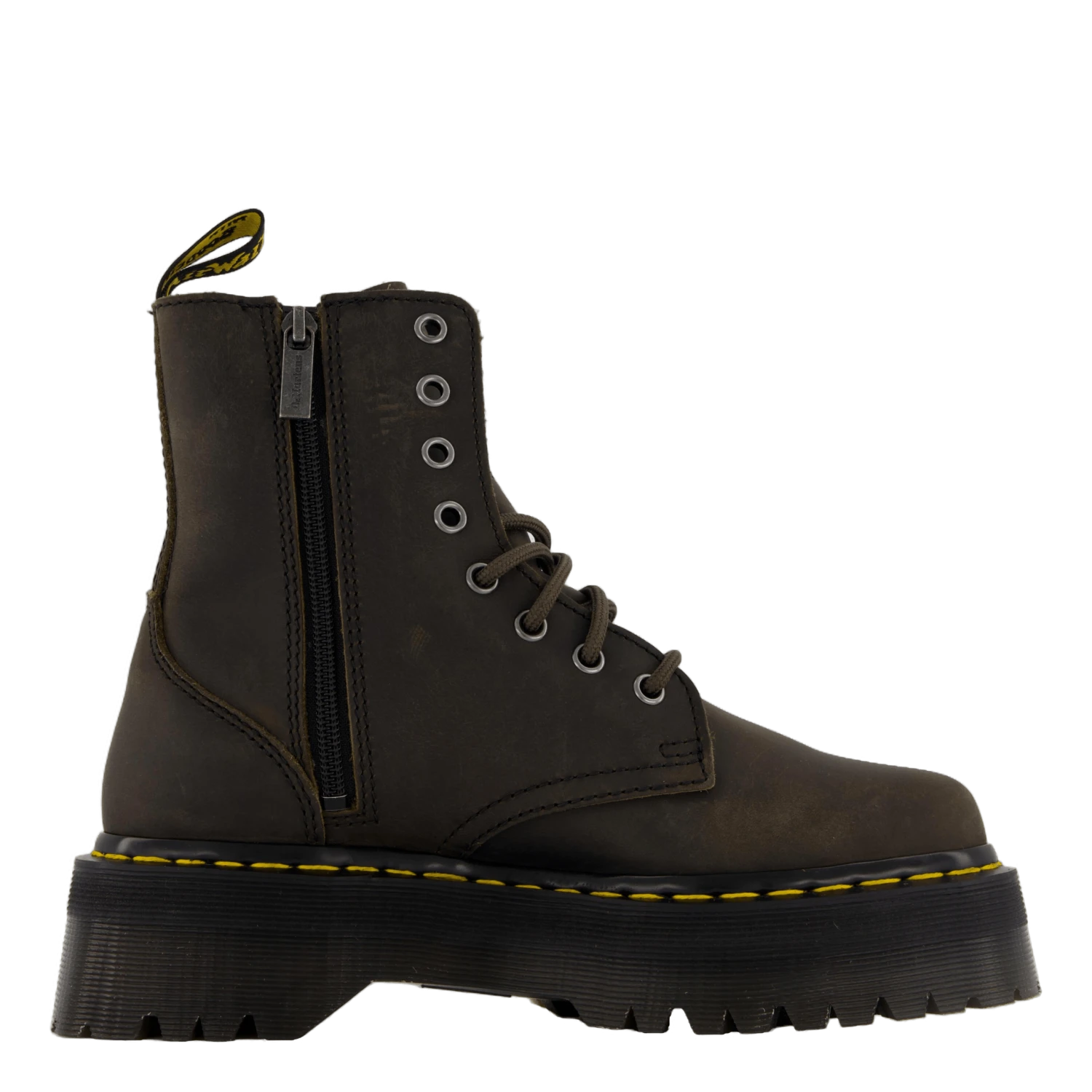Dr. Martens Jadon Charcoal Grey Burnished Waxy P(Dr Martens Jadon Charcoal Grey Burnished Waxy P) 3 Dr. Martens Jadon Charcoal Grey Burnished Waxy P(Dr Martens Jadon Charcoal Grey Burnished Waxy P) - Bild 3