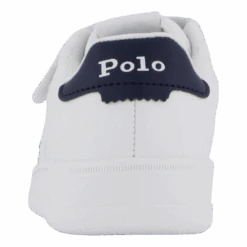 Masters Court Ps T-'white / Navy Tumbled(Ralph Lauren Junior Masters Court Ps T White Navy Tumbled) -Heppo Butik 61209 89 005