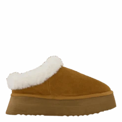 Chaplin Slide Chestnut Suede(Steve Madden Chaplin Slide Chestnut Suede) -Heppo Butik 61212 63 003