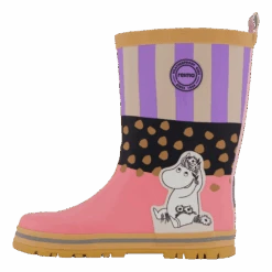 Rain Boots Moomin Magisk Sunset Pink(Reima Rain Boots Moomin Magisk Sunset Pink)