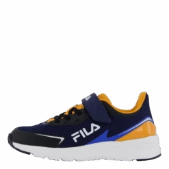 Crusher V Kids Black-dark Cheddar(Fila Crusher V Kids Black Dark Cheddar)
