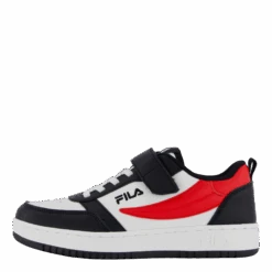 Fila Rega Nf Velcro Kids Black-fila Red(Fila Fila Rega Nf Velcro Kids Black Fila Red)
