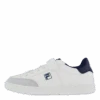 Courtbay Velcro Kids White-fila Navy(Fila Courtbay Velcro Kids White Fila Navy)