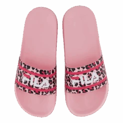 Morro Bay P Slipper Kids Pink-a-boo-leopard(Fila Morro Bay P Slipper Kids Pink A Boo Leopard) -Heppo Butik 61247 09 006