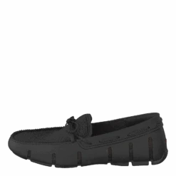 SWIMS Braided Lace Loafer Black(Braided Lace Loafer Black)