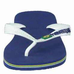 Havaianas Kids Brasil Logo Marine Blue(Kids Brasil Logo Marine Blue) -Heppo Butik 60058 38