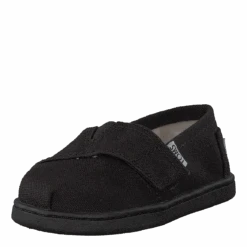 Toms Alpargata Tiny Black Canvas(Alpargata Tiny Black Canvas) -Heppo Butik 60063 36
