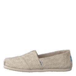 Toms Alpargata Youth Natural Daisy Metallic(Alpargata Youth Natural Daisy Metallic)