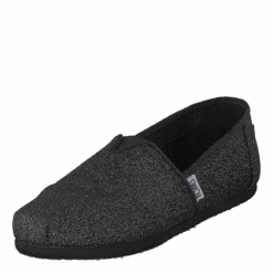 Toms Alpargata Youth Black Iridescent Glimmer(Alpargata Youth Black Iridescent Glimmer) -Heppo Butik 60063 55