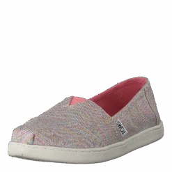 Toms Alpargata Youth Pink Multi Twill Glimmer(Alpargata Youth Pink Multi Twill Glimmer) -Heppo Butik 60064 02 700ffd54 1899 4d26 992e 472c668ad30a