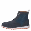 SWIMS Motion Wing Tip Boot Navy/orange(Motion Wing Tip Boot Navy Orange)