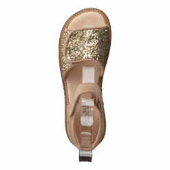 ANGULUS Sandal With Velcro Closure Nude/champagne Glitter(Sandal With Velcro Closure Nude Champagne Glitter) 12 ANGULUS Sandal With Velcro Closure Nude/champagne Glitter(Sandal With Velcro Closure Nude Champagne Glitter) -Heppo Butik 60150 77 0536158d 6f34 4e45 959e 31c672a5e73f