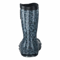 Rubber Boot Baby Leopard - Blue(Rubber Boot Baby Leopard Blue) -Heppo Butik 60158 34