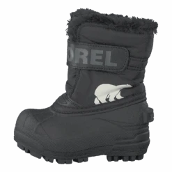 Sorel Toddler's Snow Commander Black, Charcoal(Toddler S Snow Commander Black Charcoal)