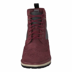 SWIMS Motion Wing Tip Boot Cabernet/gray/black(Motion Wing Tip Boot Cabernet Gray Black) -Heppo Butik 60204 83