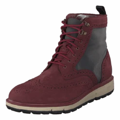 SWIMS Motion Wing Tip Boot Cabernet/gray/black(Motion Wing Tip Boot Cabernet Gray Black) -Heppo Butik 60204 83 05881fd8 08eb 4a0e 8516 c6d783c18336