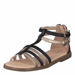 Geox J Sandal Karly Girl Black/platinium(J Sandal Karly Girl Black Platinium) 9 Geox J Sandal Karly Girl Black/platinium(J Sandal Karly Girl Black Platinium) -Heppo Butik 60219 55